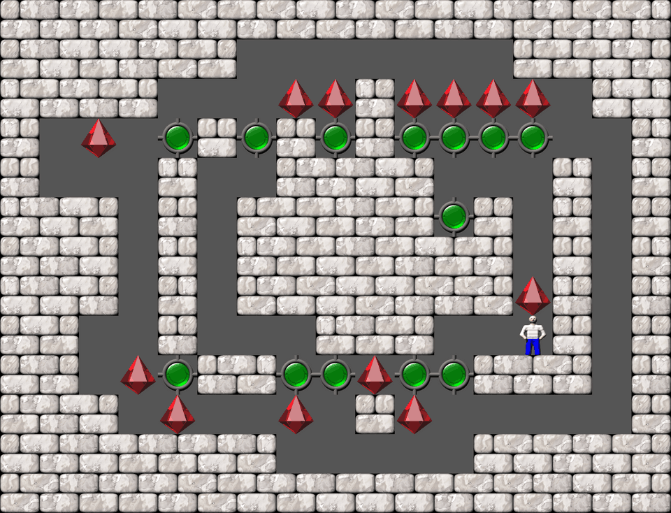 Сокобан More Bugs collections уровень 607